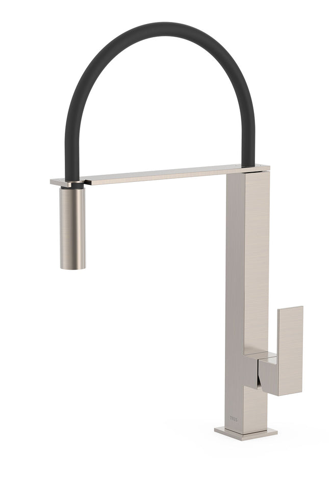 Single-lever kitchen mixer with flexible spout-00648701AC