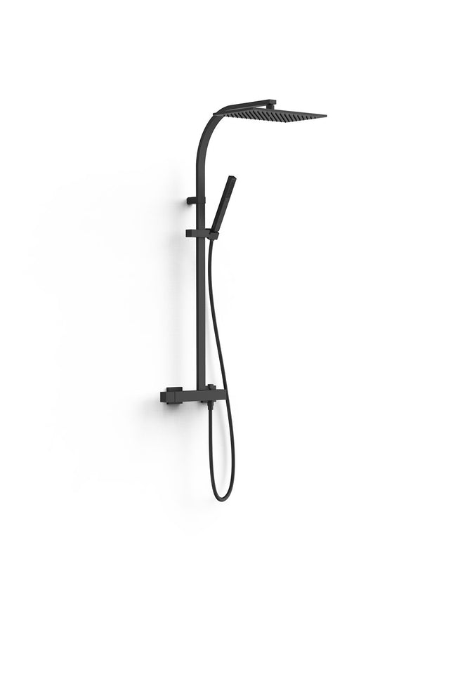 SLIM 2-WAY WALL-MOUNTED SINGLE-LEVER SHOWER MIXER SET-20219101KMB