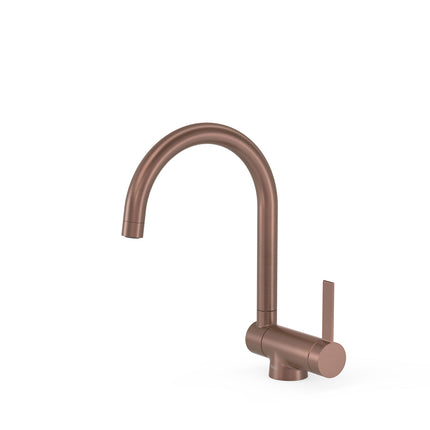 Single-lever kitchen mixer with folding spout-23033502VO