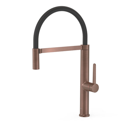 Single-lever kitchen mixer with flexible spout-23048701VO