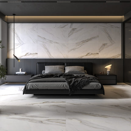 CALACATTA SUPERWHITE SATIN